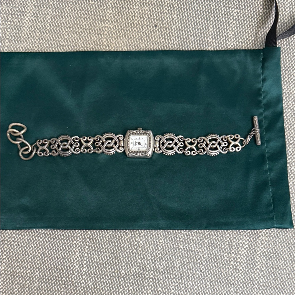 Brighton Silver Intricate Bracelet Watch